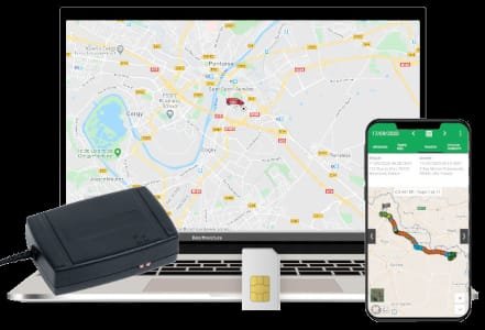 Traceur GPS, carte SIM et application mobile